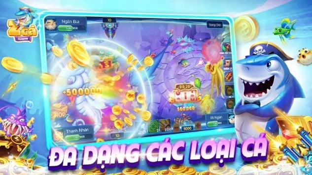 Bắn cá Zagoo: Chinh phục các loài cá quý hiếm 1 Bắn cá Zagoo: Chinh phục các loài cá quý hiếm